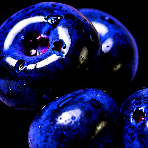 Download Glossy Blueberry Macro Png 05212024