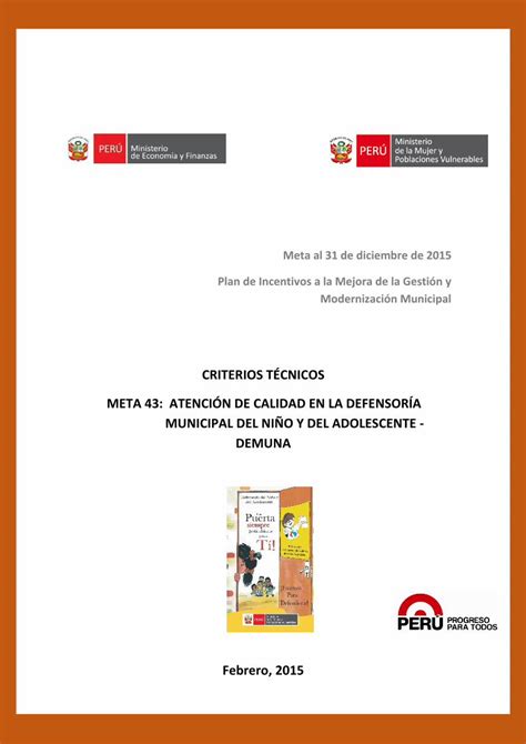 Pdf Criterios T Cnicos Meta Atenci N De Pdf File Criterios