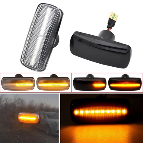 Sequential Flashing Led Turn Signal Side Marker Light For Jeep Grand