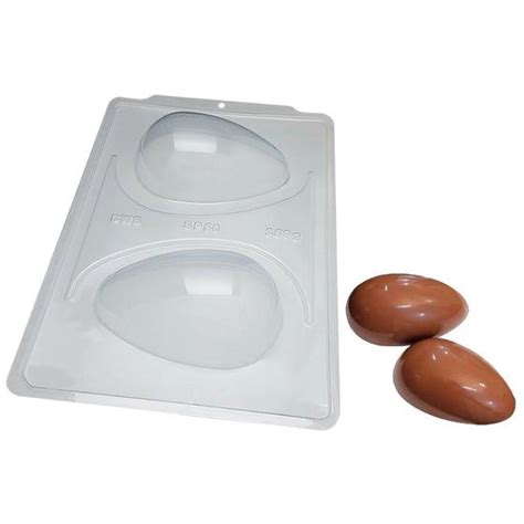 Forma c Silicone Linha SP p Chocolate Ovo de Páscoa Liso Semi