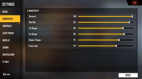 Best Free Fire MAX Sensitivity Settings For Maximum Headshots In March 2022