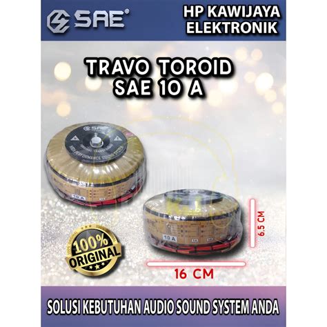 Jual TRAVO TOROID SAE 10A CT 45 55V Trafo Donat Sae 10 Amper CT 45 55