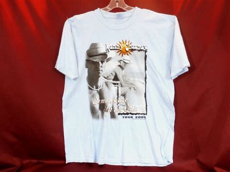 Kenny Chesney Somewhere In The Sun Tour 2005 T Shirt Soft Blue Size Xl