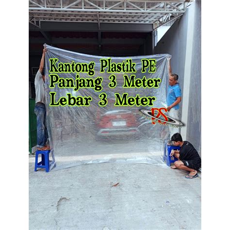 Jual Plastik Bening 250 X 250 Cm Cm Plastik Pembungkus Kasur 200 Cm