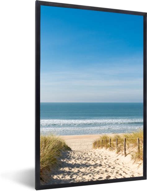 Fotolijst Incl Poster Strand Zee Duin Zand Zomer X Cm