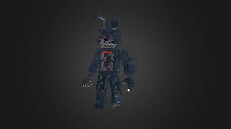 FNAF 4 Nightmare Bonnie Minecraft Model 3D Model By F0xG4mer