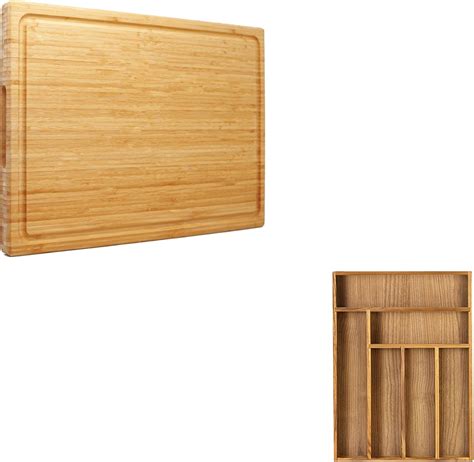 Amazon Utoplike Extra Large XXXL Bamboo Cutting Board 24 X16 Inch