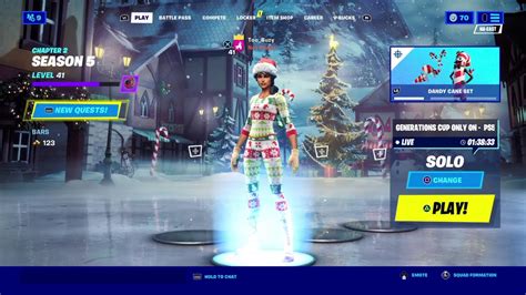 DANDY CANE SET IN ITEM SHOP FORTNITE BATTLE ROYAL YouTube