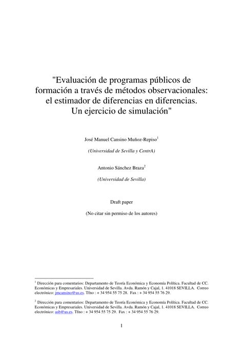 (PDF) Evaluación de programas públicos de formación a través de métodos ...