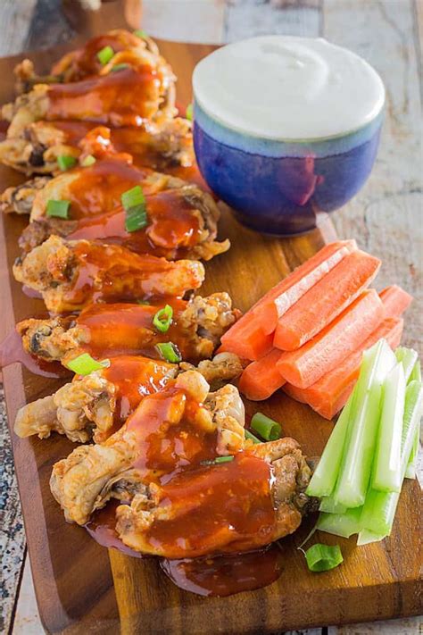 Easy Slow Cooker Buffalo Chicken Wings • Dishing Delish