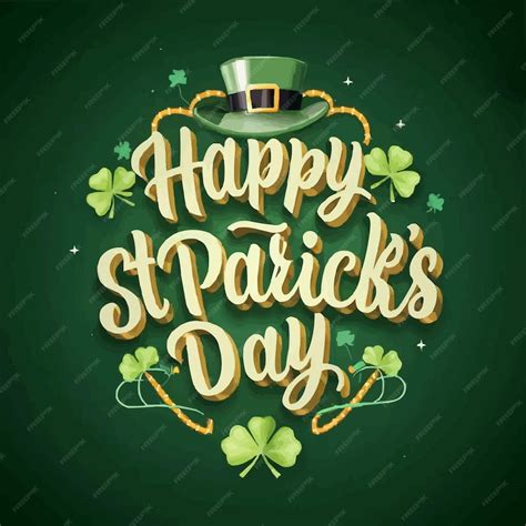 Premium Vector Realistic Happy St Patricks Day