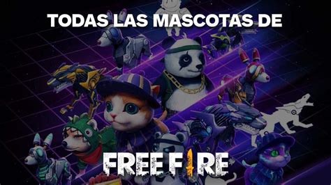 Galería Todas las mascotas de Free Fire