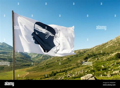 flag, corsica, flags, corsicas Stock Photo - Alamy