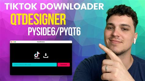 COMO CRIAR UM APP PYTHON PARA BAIXAR VIDEOS DO TIKTOK PYQT6 PYSIDE6 E