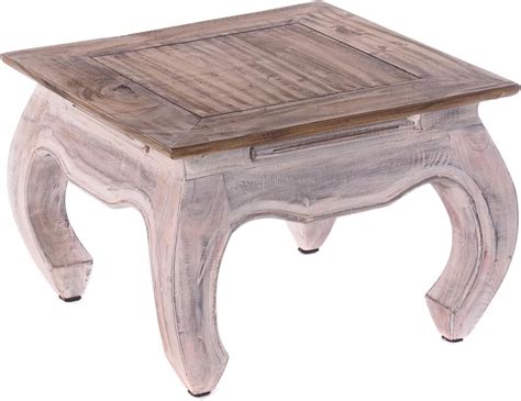 Table D Appoint Design Vintage MAHA 50 50 X 35 Cm L X H Acajou