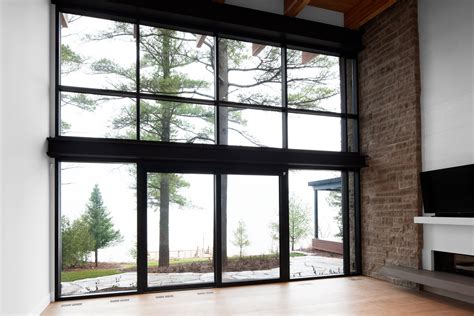 Modern Lakefront Home Ecoarchitectural Glass Ltd