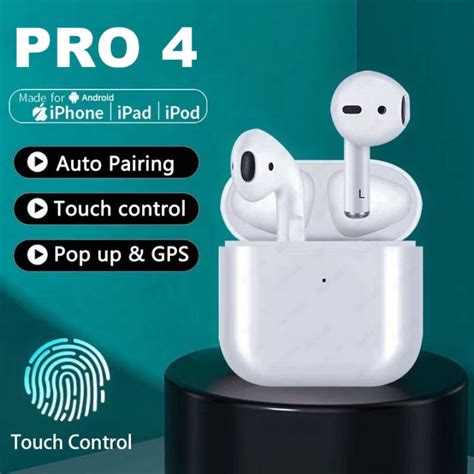 2023 Inpods Pro 4 Wireless Bluetooth Earphones Hi Fi Stereo TWS Earbuds