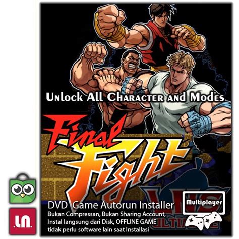 Jual Kaset Cd Game Pc Final Fight Lns Ultimate Pc Dvd Game Fight