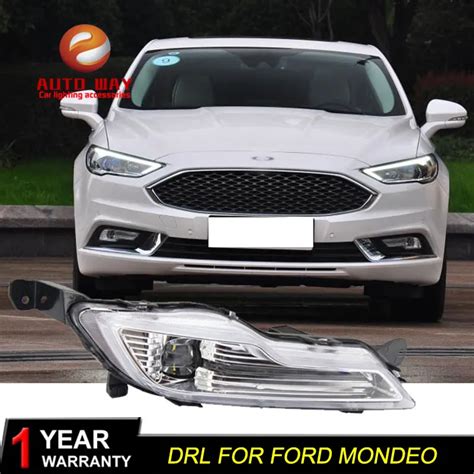 Free Shipping 12v 6000k Led Drl Daytime Running Light Case For Ford