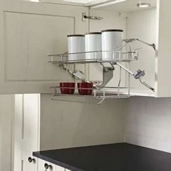 Pull Down Basket Shelves For Kitchen Wall Cabinets