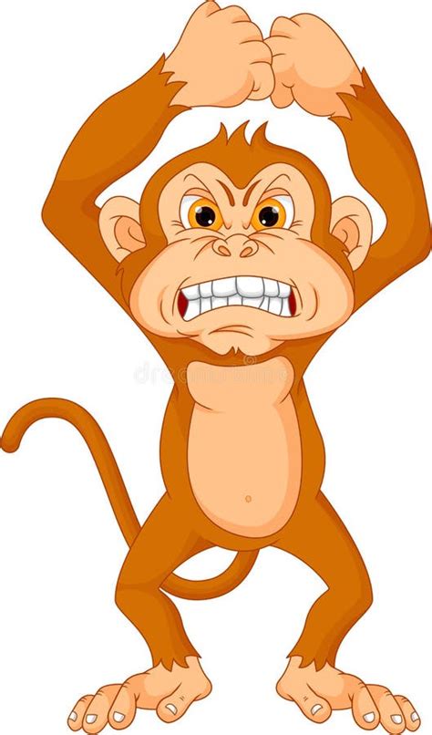 Angry Monkey Cartoon Drawings