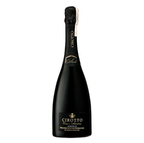 Cirotto Prosecco Black Label Extra Dry Docg Asolo Beautyshopch