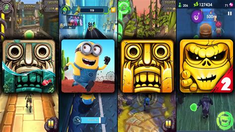 Temple Run 2 Pirate Cove Vs Despicable Me Vs Temple Run 2 Sky Summit Vs