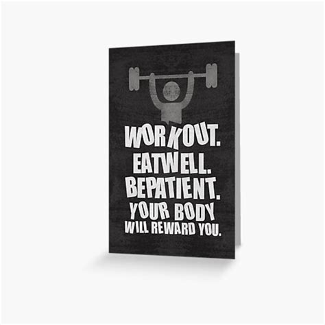 Workout Eat Well Be Patient Your Body Will Reward You Gym