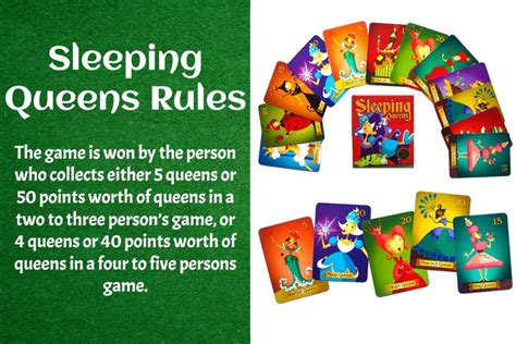 Sleeping Queens Rules And Cards - Learning Board Games