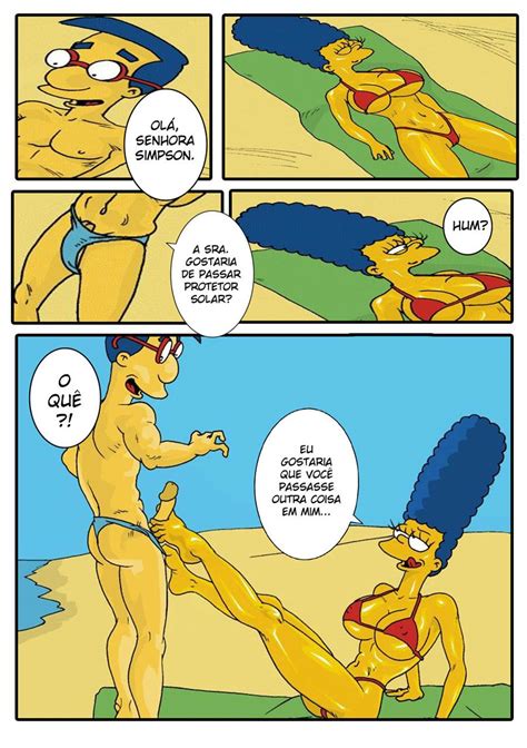 Milhouse Fudendo Marge Simpson Hentai E Quadrinhos Eroticos