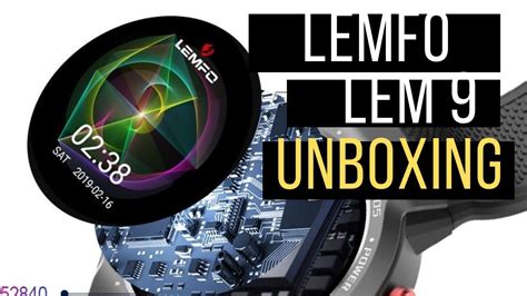 LEMFO LEM9 SMARTWATCH UNBOXING 1GB 16GB Andriod Video Camera Blue