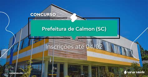 Concurso De Calmon Sc Cargos Na Saúde