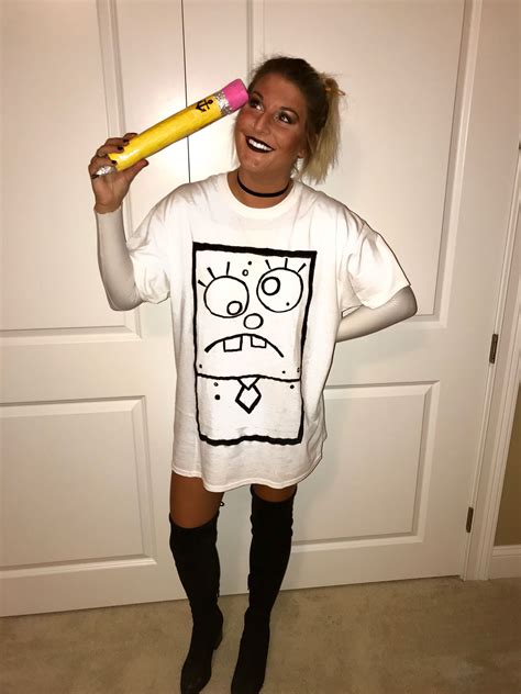 Halloween- doodlebob costume | Doodlebob costume, Clever halloween ...