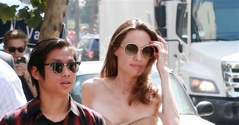 Exclusif Angelina Jolie et son fils Pax sont allés déjeuner au