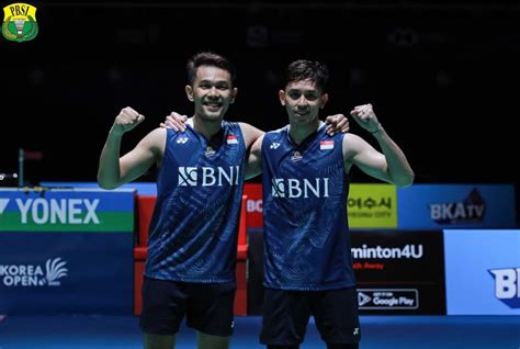 Jadwal Siaran Langsung Final Korea Open Fajar Alfian Rian