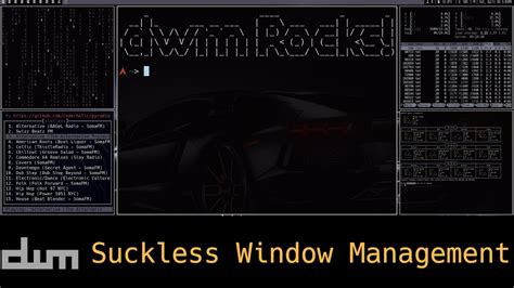 Dwm Suckless Window Management YouTube