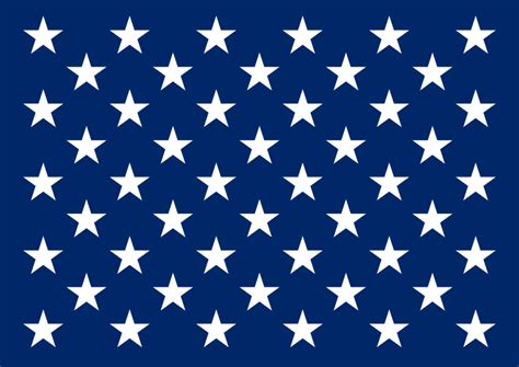 Printable Star Template For American Flag - Printable Templates Free