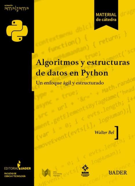 Algoritmos Y Estructuras De Datos En Python Digitalpdf