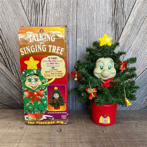 Vintage Talking and Singing Christmas Tree Telco Animated Talking Tree ...