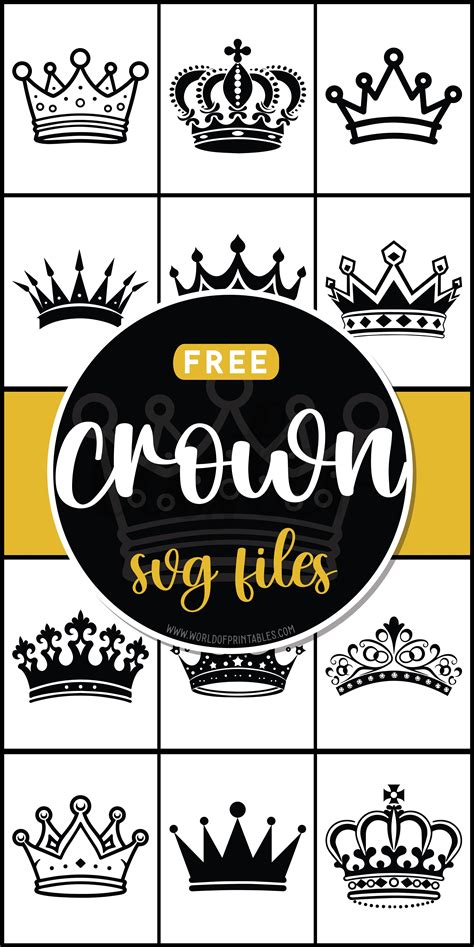 Free Crown Svg Files Artofit