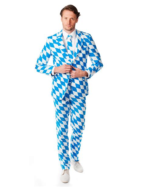 Weiß Blauer Opposuits™ Anzug Mr Bavarian