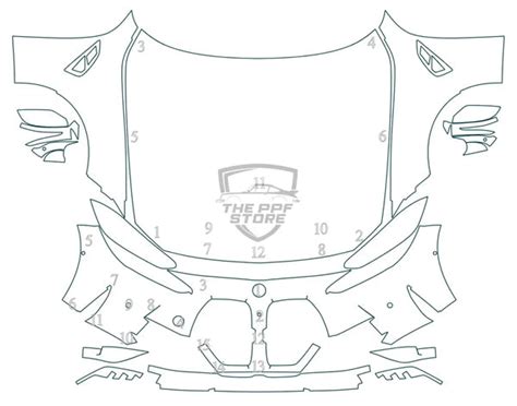 The Ppf Store 2023 Bmw 3 Series M3 Competition Ppf Kit