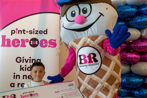 Patient Honored With Grant From Baskin Robbins Pint Sized Heroes