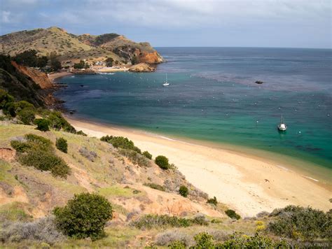 Emerald Bay Catalina Island California Mountain Photography By