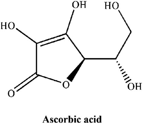 Chemical structure of ascorbic acid | Download Scientific Diagram