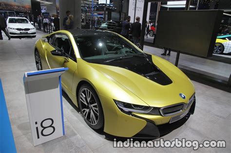 BMW I8 Protonic Frozen Yellow Edition Showcased At IAA 2017 Live