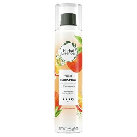 Herbal Essences Volume Hairspray Lightweight Maximum Hold Hair Spray 24 Hour Hold 8 Fl Oz