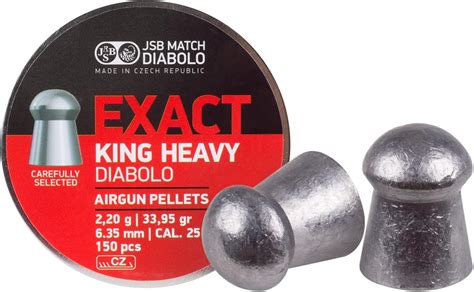 JSB Match Diabolo Exact King MKII Heavy 25 Cal Yaxa Colombia