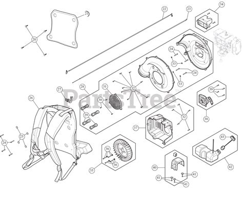 Craftsman Bp 510 Cmxgaamr51bp 41ar51bp793 Craftsman Backpack Blower General Assembly Parts