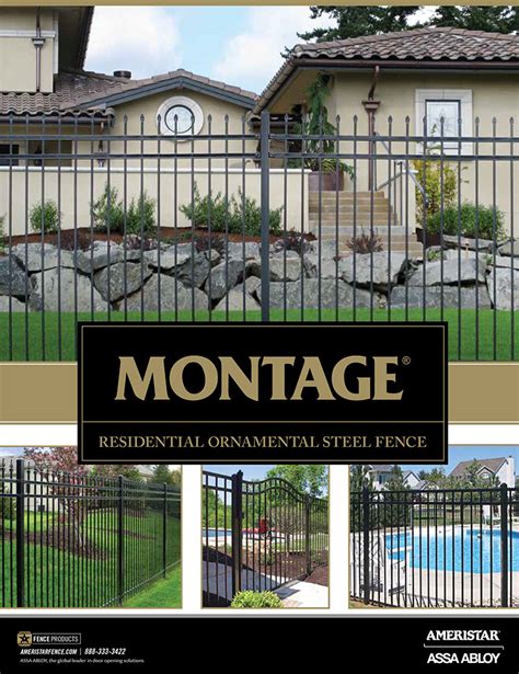 Montage Residential Ornamental Steel Fence - Miller Fence